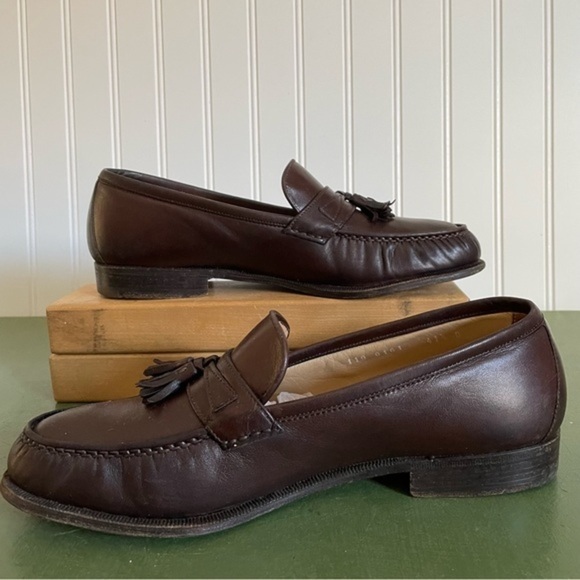 Gucci Unisex Classic Tasseled Loafers in Brown Smooth Leather - Picture 5 of 11